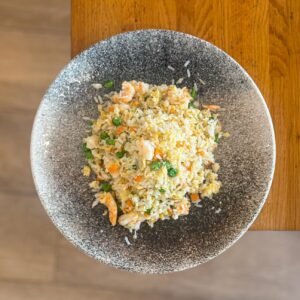 ARROZ FRITO CON GAMBAS