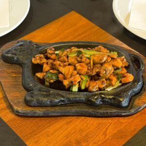 POLLO CON JENGIBRE Y CEBOLLETA